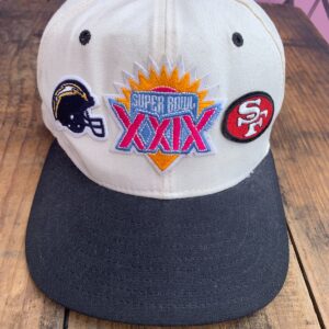 Photo detail:1995 SUPERBOWL XXIX CHARGERS VS 49ERS SNAPBACK HAT