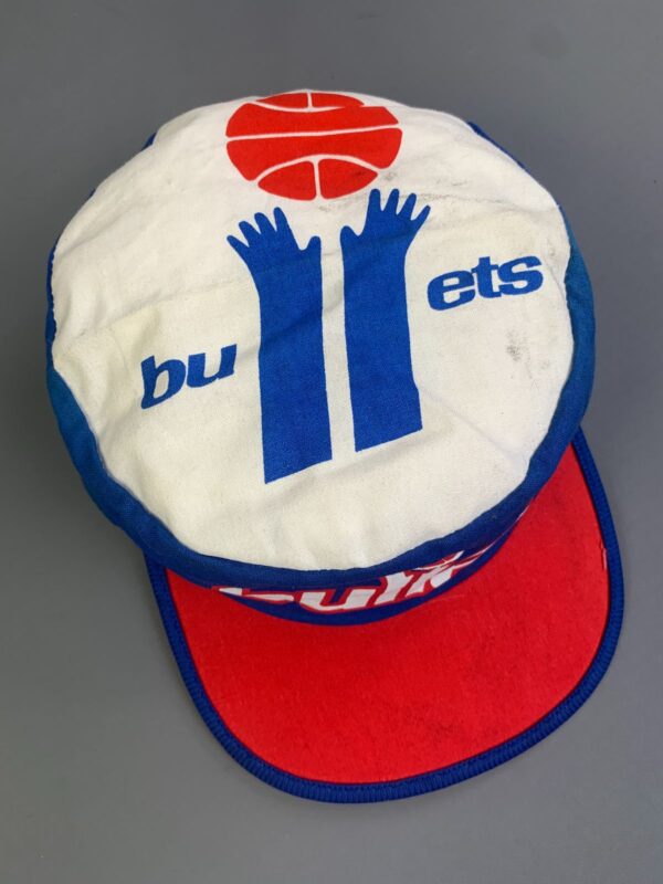 *AS-IS* 1990S DEADSTOCK WASHINGTON BULLETS ALLOVER PRINT PAINTERS CAP