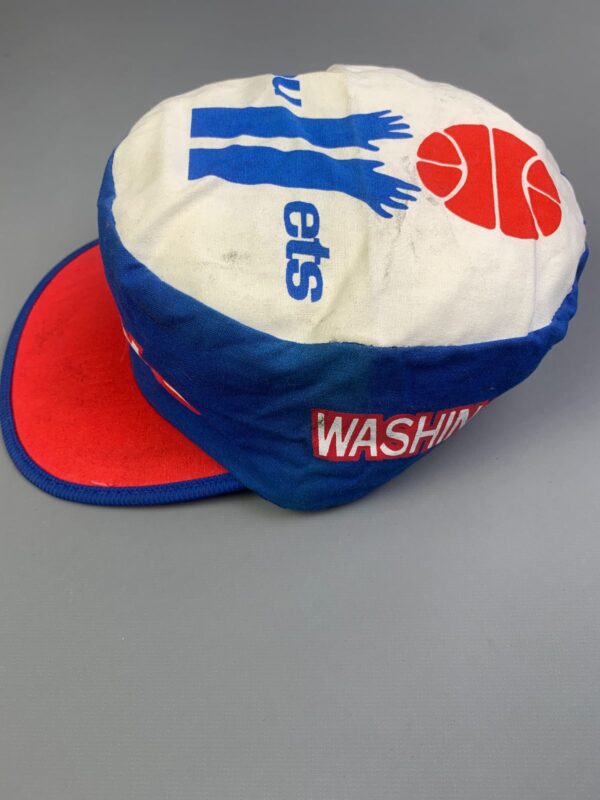 *AS-IS* 1990S DEADSTOCK WASHINGTON BULLETS ALLOVER PRINT PAINTERS CAP