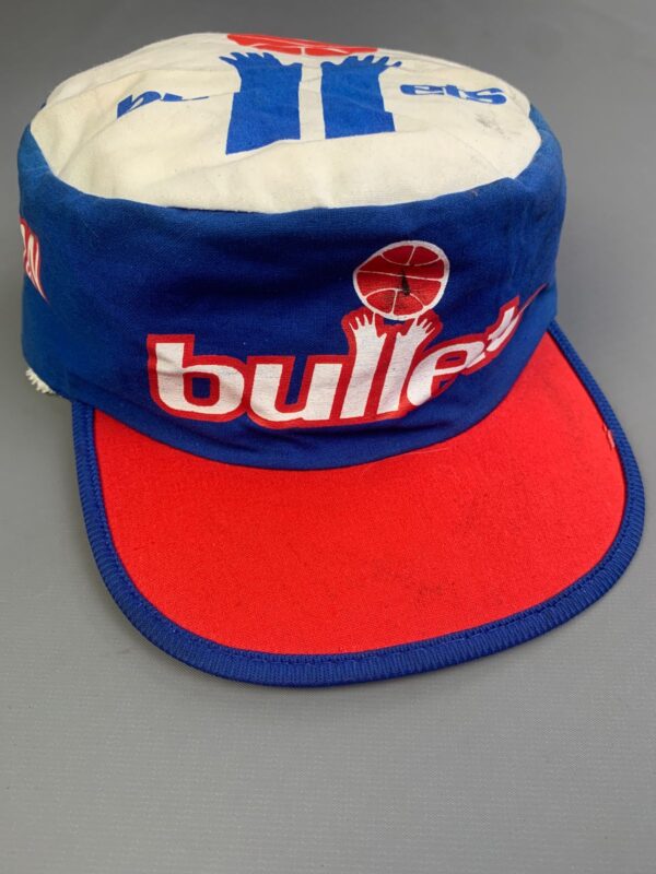 *AS-IS* 1990S DEADSTOCK WASHINGTON BULLETS ALLOVER PRINT PAINTERS CAP