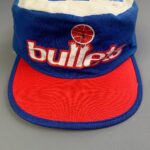 *AS-IS* 1990S DEADSTOCK WASHINGTON BULLETS ALLOVER PRINT PAINTERS CAP