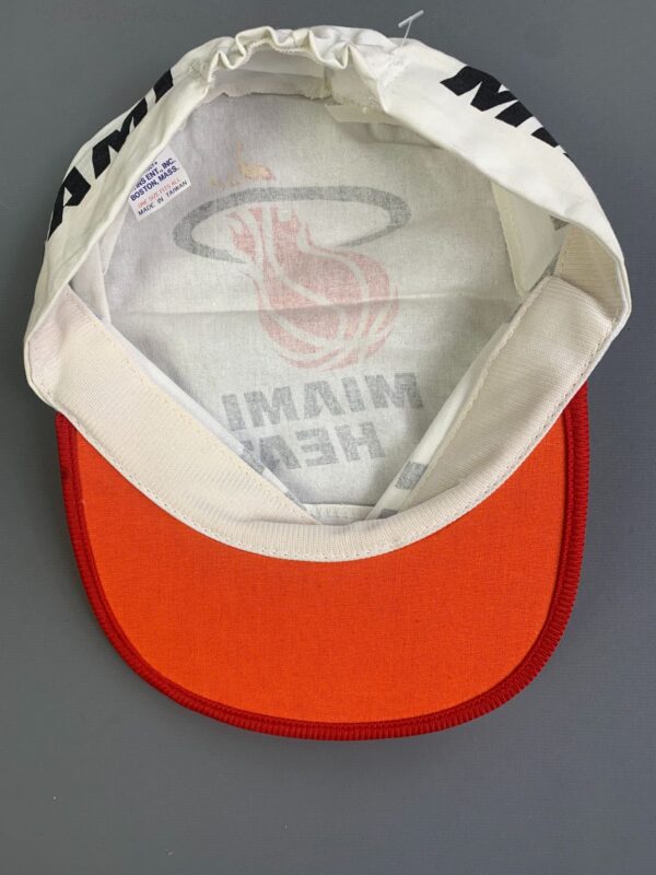*AS-IS* 1990S DEADSTOCK MIAMI HEAT ALLOVER PRINT PAINTERS CAP