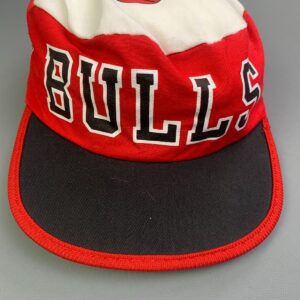 Photo detail:RAD! 1990S DEADSTOCK CHICAGO BULLS ALLOVER PRINT PAINTERS CAP