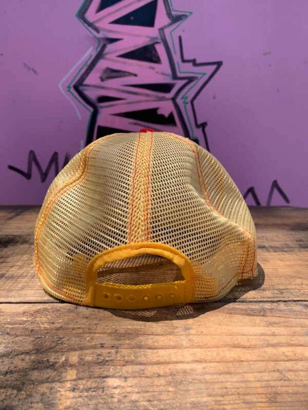 *AS-IS* RAD! 1980S DOUBLE KNIT SF 49ERS WORLD CHAMPS SNAPBACK HAT
