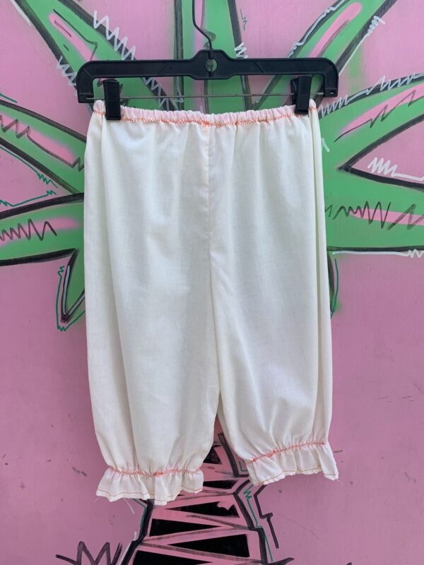 ADORABLE! CONTRAST STITCH HAND SEWN BLOOMERS
