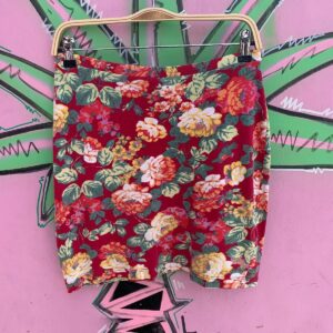 Photo detail:KENZO JUNGLE WOMENS FLORAL BODYCON MINI SKIRT