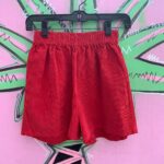 YES! RETRO 1970S CORDUROY ELASTIC WAIST SHORTS