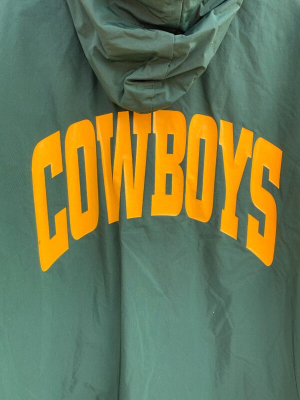 COWBOYS FOOTBALL HOODED BUTTON UP JACKET
