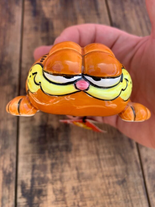 1981 CERAMIC GARFIELD THE CAT W/ TAG MADE IN JAPAN