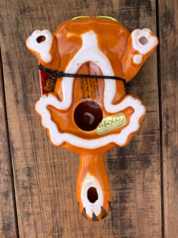 1981 CERAMIC GARFIELD THE CAT W/ TAG MADE IN JAPAN