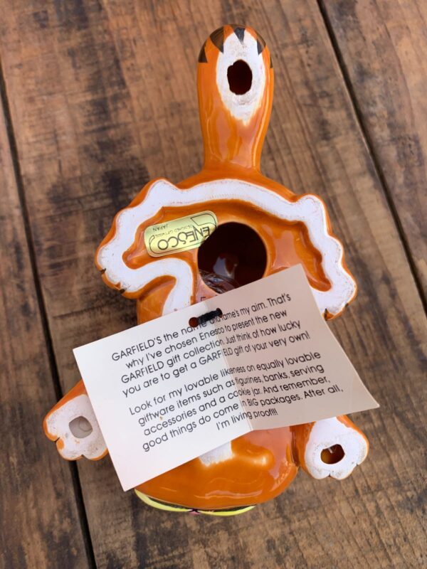 1981 CERAMIC GARFIELD THE CAT W/ TAG MADE IN JAPAN