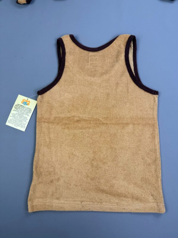 EARLY Y2K DEADSTOCK! CALIFORNIA MUSHROOM GIRL TERRY CLOTH RINGER TANK TOP
