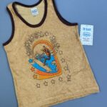 EARLY Y2K DEADSTOCK! SURFER STARS TERRY CLOTH RINGER TANK TOP