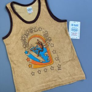 Photo detail:EARLY Y2K DEADSTOCK! SURFER STARS TERRY CLOTH RINGER TANK TOP