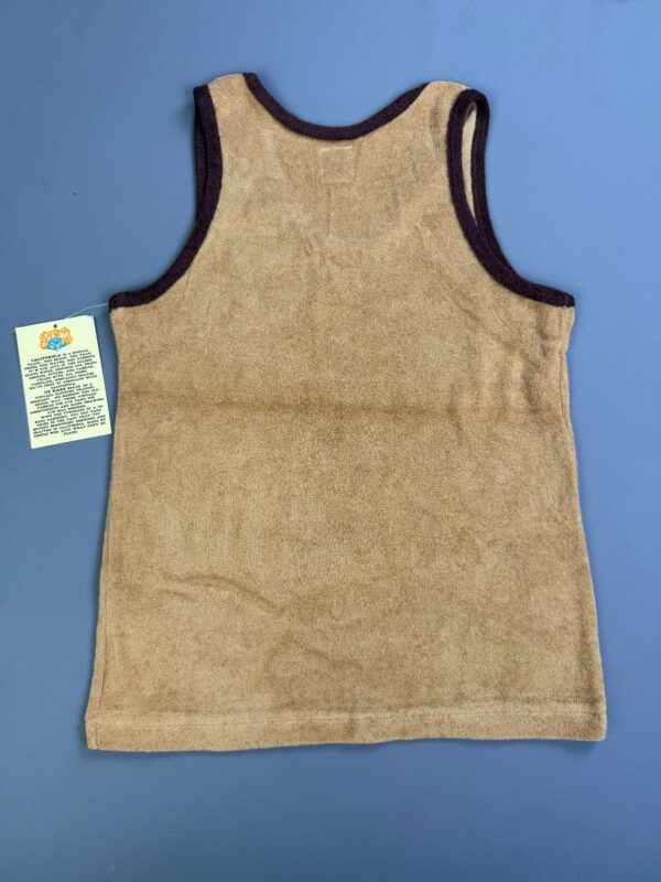 EARLY Y2K DEADSTOCK! SURFER STARS TERRY CLOTH RINGER TANK TOP