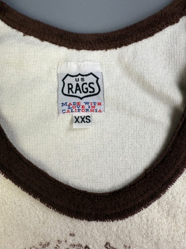 *AS-IS* EARLY Y2K DEADSTOCK! SURFER STARS TERRY CLOTH TANK TOP