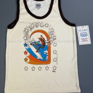 Photo detail:*AS-IS* EARLY Y2K DEADSTOCK! SURFER STARS TERRY CLOTH TANK TOP