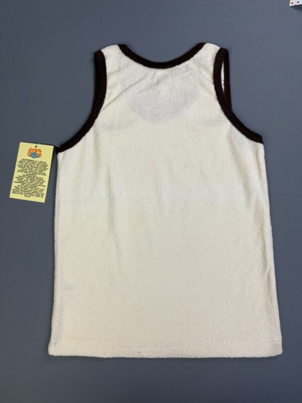 *AS-IS* EARLY Y2K DEADSTOCK! SURFER STARS TERRY CLOTH TANK TOP