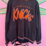 STARTER NBA NEW YORK KNICKS PULLOVER HOODED SWEATSHIRT