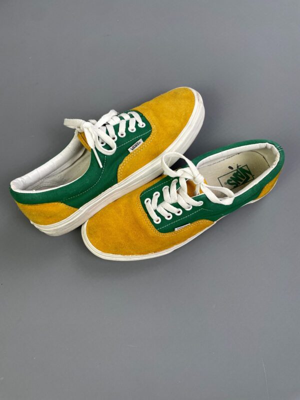 FUN! SUEDE COLOR BLOCK VANS LOW TOP SKATE SHOES