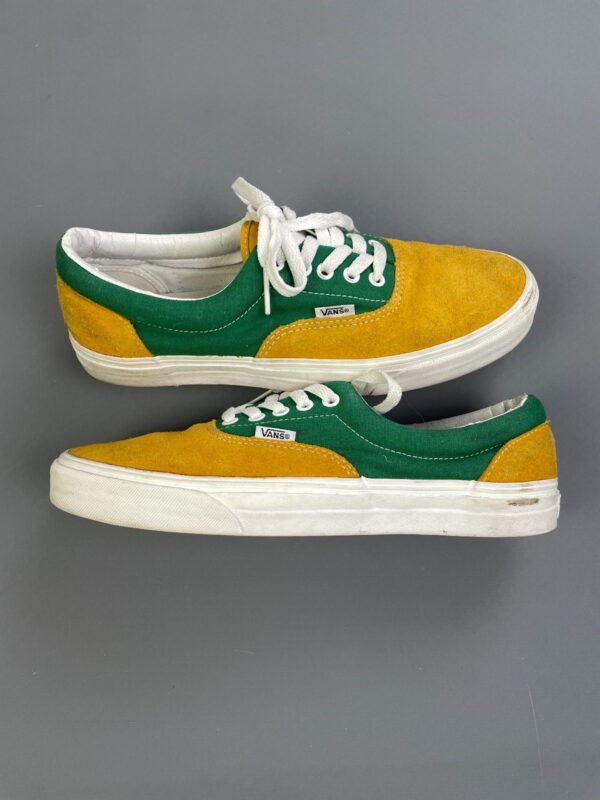 FUN! SUEDE COLOR BLOCK VANS LOW TOP SKATE SHOES