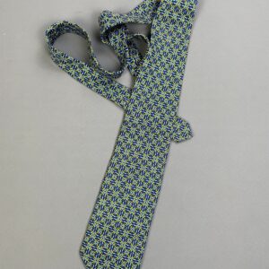 Photo detail:BEAUTIFUL 1990S ATOMIC WOVEN STAR PRINT WIDE CUT SILK TIE