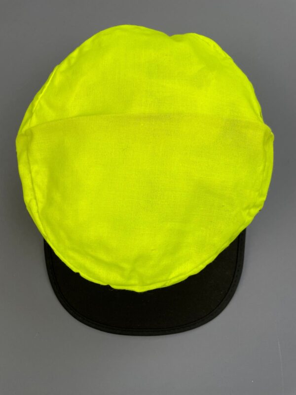 1980S NEON HARLEY DAVIDSON PAINTERS HAT CAP BAR AND SHIELD MADE IN USA