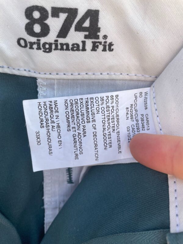 CLASSIC DICKIES WORK PANTS - 874 ORIGINAL FIT