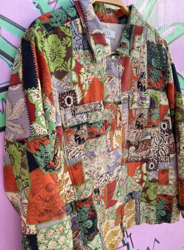 AWESOME! 1990S SILK PATCHWORK JACKET