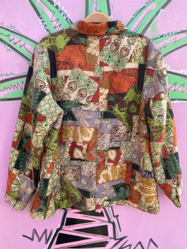 AWESOME! 1990S SILK PATCHWORK JACKET