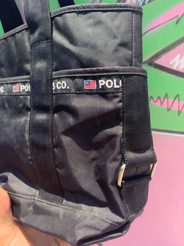 1990S | EARLY Y2K NYLON POLO SPORT SHOULDER BAG