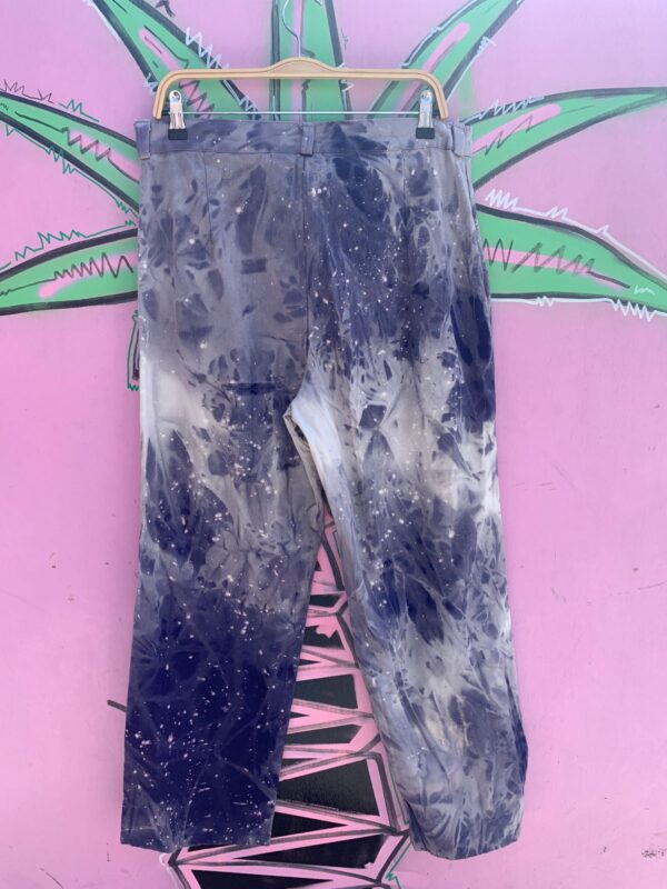 WORKWEAR PANTS BLUE BLEACH SPLATTER