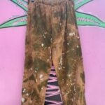 VINTAGE SWEDISH MILITARY OVERDYED SNOW PANTS – SPLATTER YELLOW