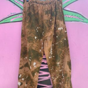 Photo detail:VINTAGE SWEDISH MILITARY OVERDYED SNOW PANTS - SPLATTER YELLOW