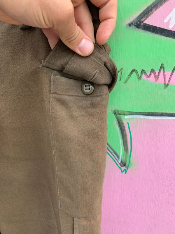 COOL! OVERDYED & SUN FADED MILITARY CARGO TROUSERS