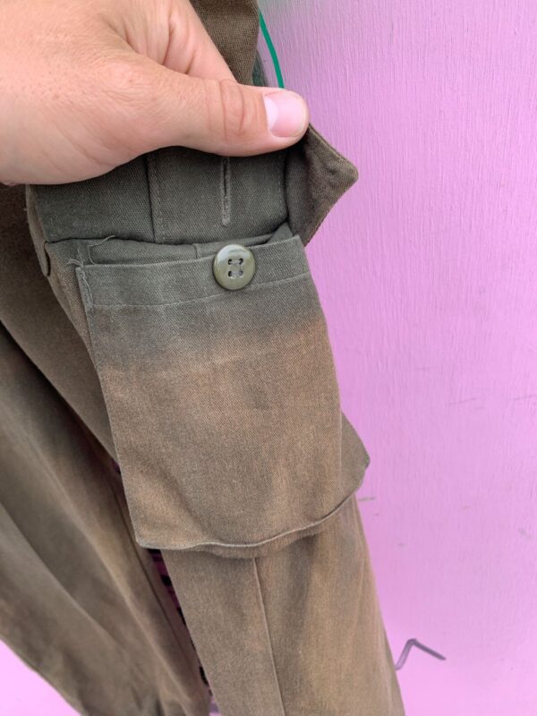 COOL! OVERDYED & SUN FADED MILITARY CARGO TROUSERS