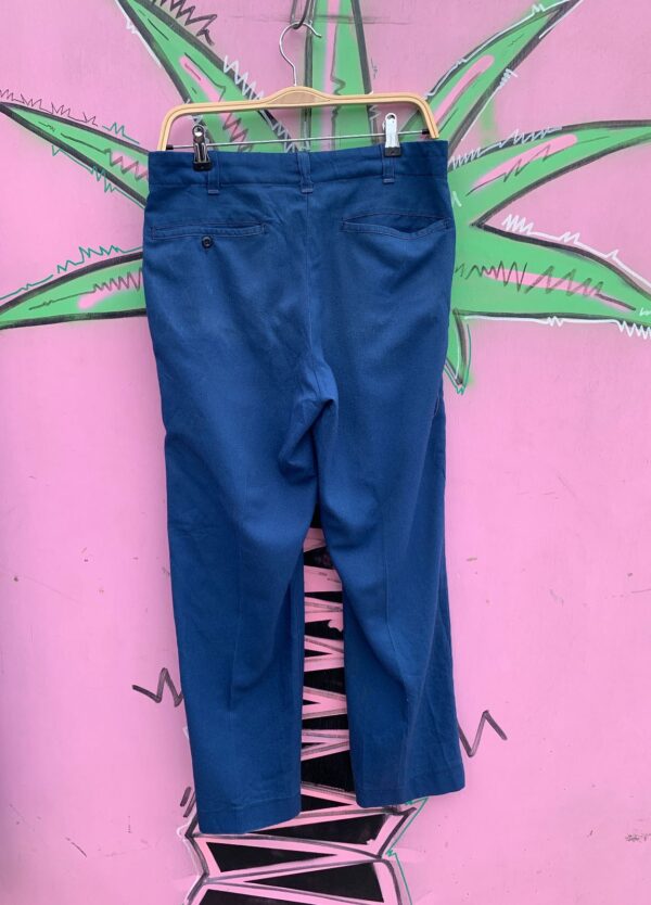 *AS-IS* RETRO BASIC BLUE 50/50 WORK PANTS - SCOVILL ZIPPER