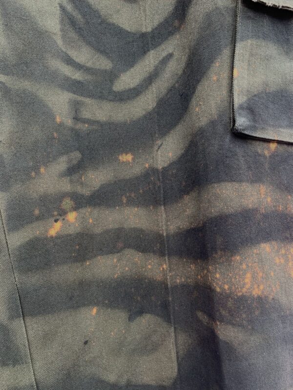 *ARTIST MADE* TIGER STRIPE MILITARY TROUSERS, DOUBLE SIDE CARGO POCKETS