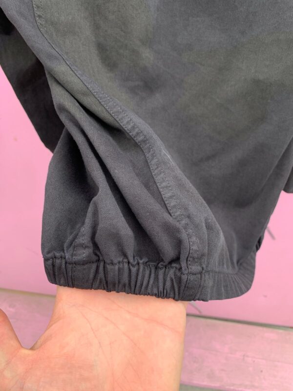 LIGHTWEIGHT OVERDYED HERRINGBONE ZIP-UP MILITARY ISSUED JACKET FRONT ZIPPER POCKETS