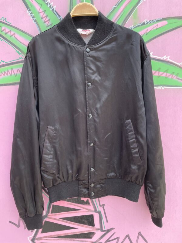 AS-IS EMBROIDERED MTV BUTTON UP ACETATE JACKET
