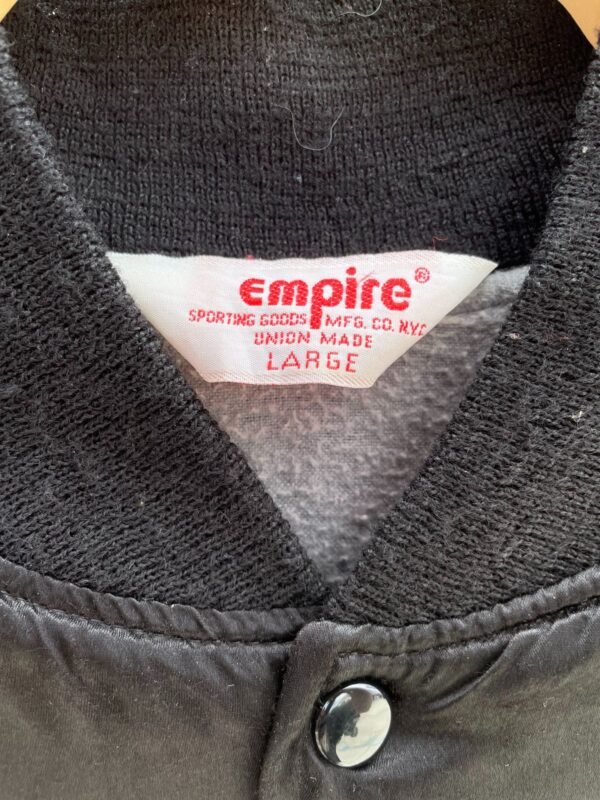 AS-IS EMBROIDERED MTV BUTTON UP ACETATE JACKET