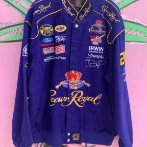 Photo detail:NASCAR CROWN ROYAL #26 JAMIE MCMURRAY BUTTON UP RACING JACKET