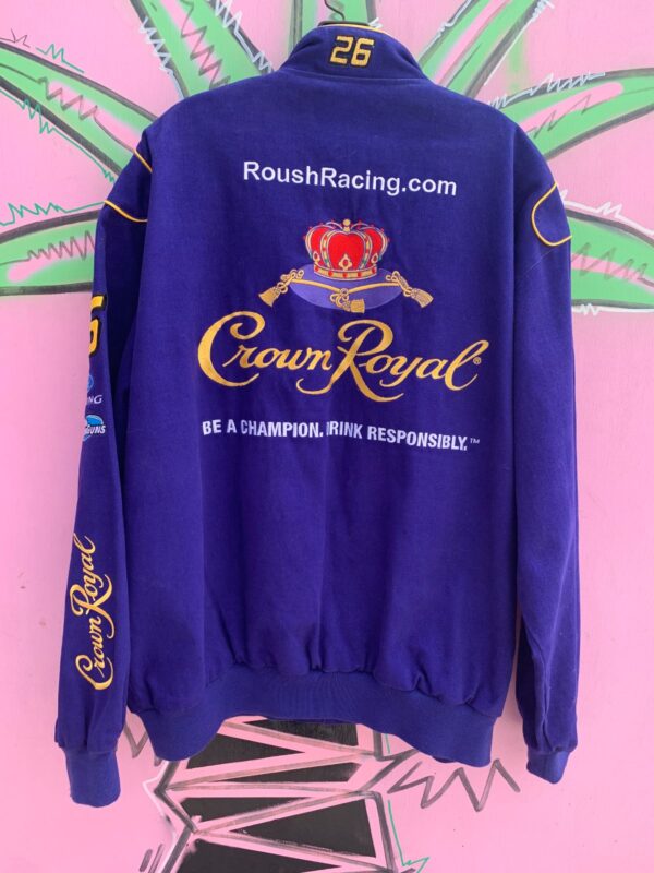 NASCAR CROWN ROYAL #26 JAMIE MCMURRAY BUTTON UP RACING JACKET