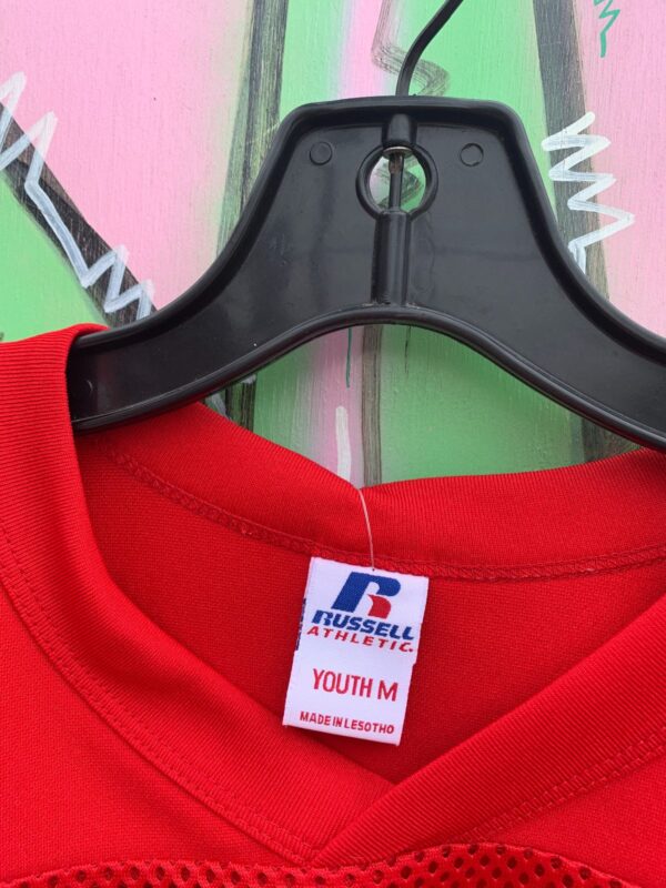 CROPPED MESH FOOTBALL PRACTICE JERSEY