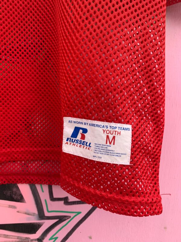 CROPPED MESH FOOTBALL PRACTICE JERSEY