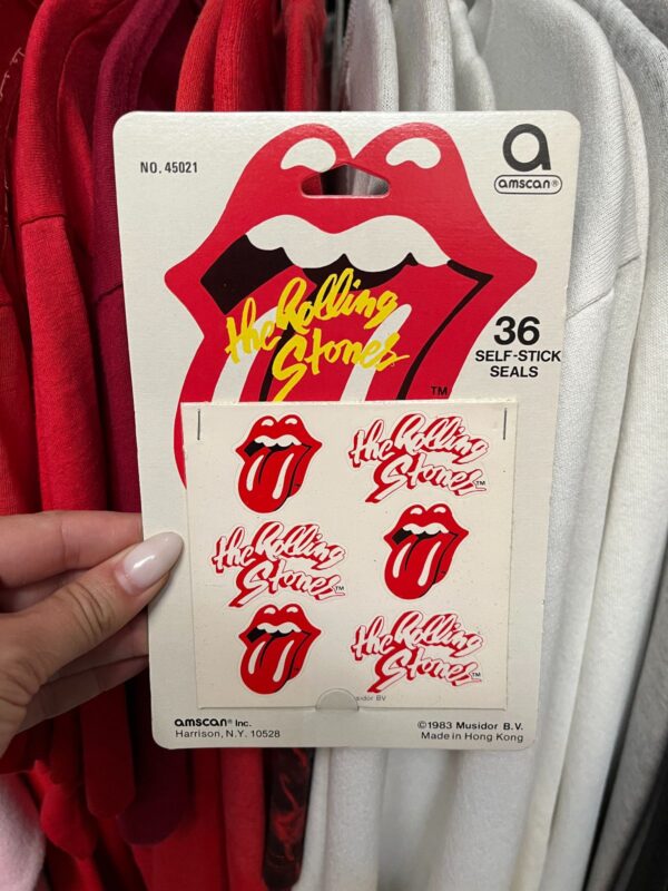 ROLLING STONES TONGUE STICKERS