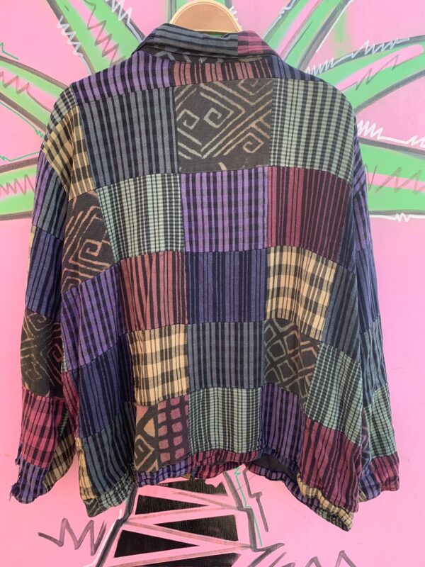 *AS-IS* MADRAS PATCHWORK GUATEMALAN STYLE JACKET