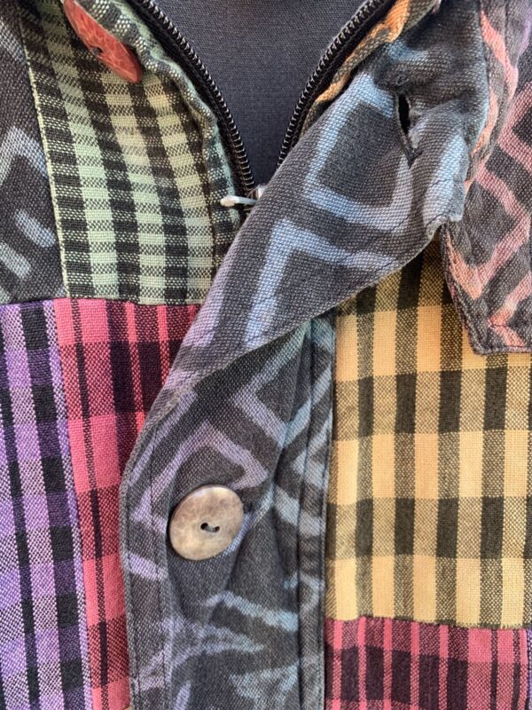 *AS-IS* MADRAS PATCHWORK GUATEMALAN STYLE JACKET