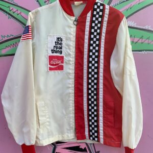 Photo detail:*AS-IS* 1980S COCA-COLA NYLON RACING JACKET