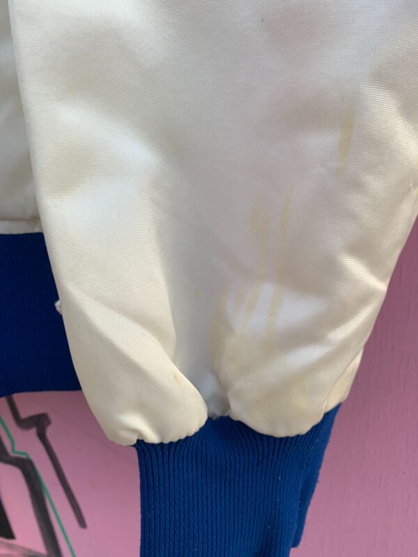 AS-IS 1980S USA OLYMPIC SATIN ZIPUP STARTER JACKET